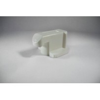 Garment Rail 452Combi Truck Garment Rail – White End Cap