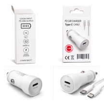 Car charger Type-C 2A white...