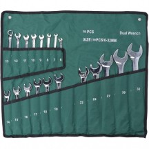 19-piece combination wrench...